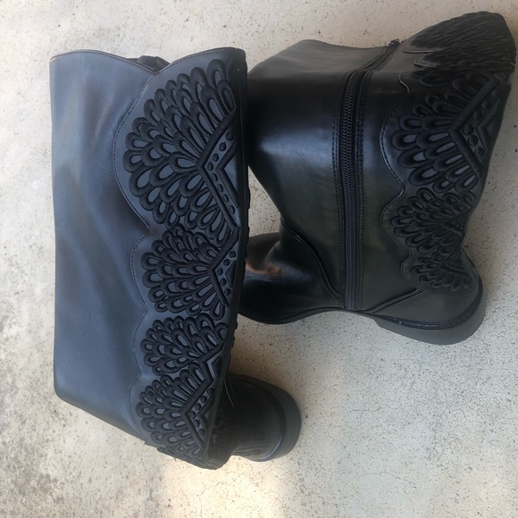 π₯³3x HPπ₯NEW w/out box. Gianni Bini Knee boots w/ lace up back Sz 6.5. π² β¬οΈ - Picture 12 of 14